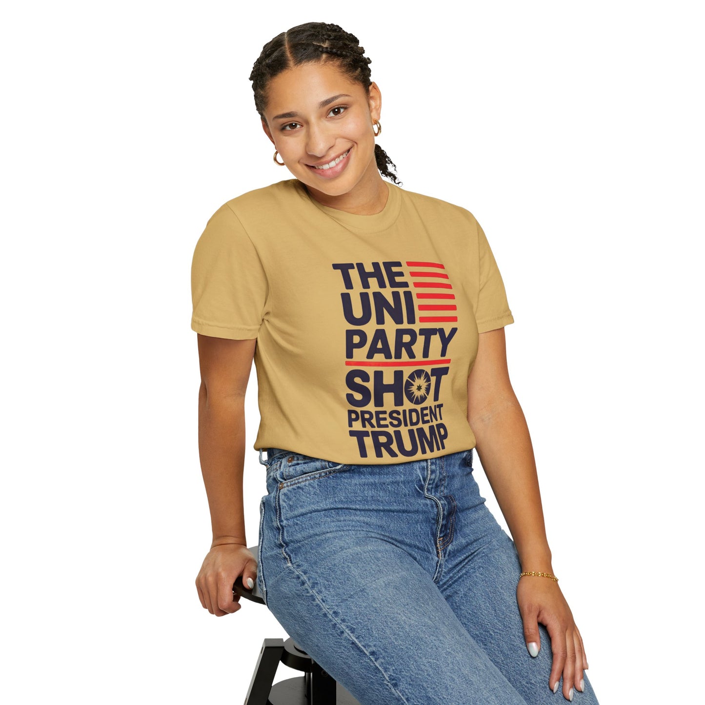 "The Uniparty Shot President Trump" #01, Unisex T-shirt