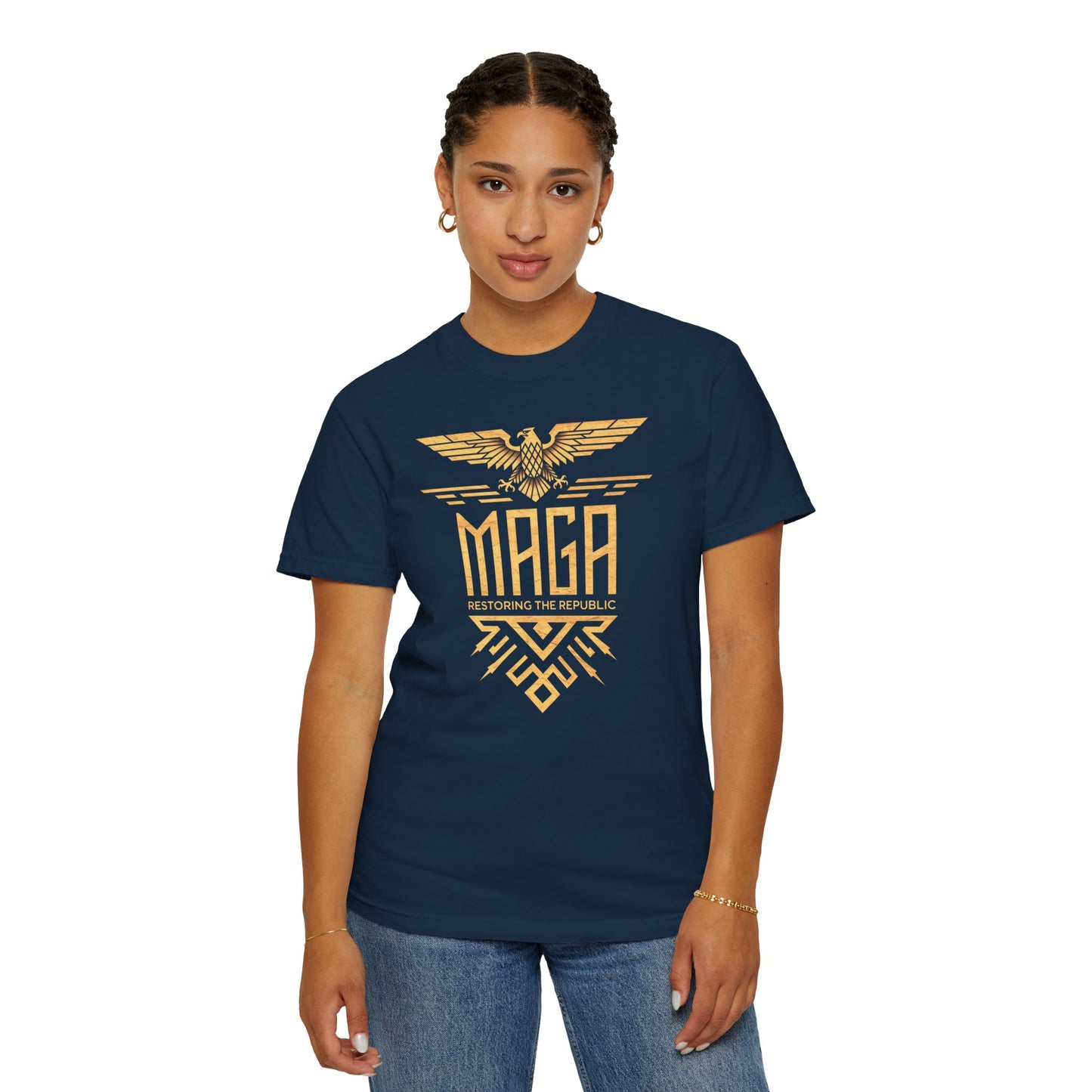 "MAGA Restoring the Republic" #02, Unisex T-shirt