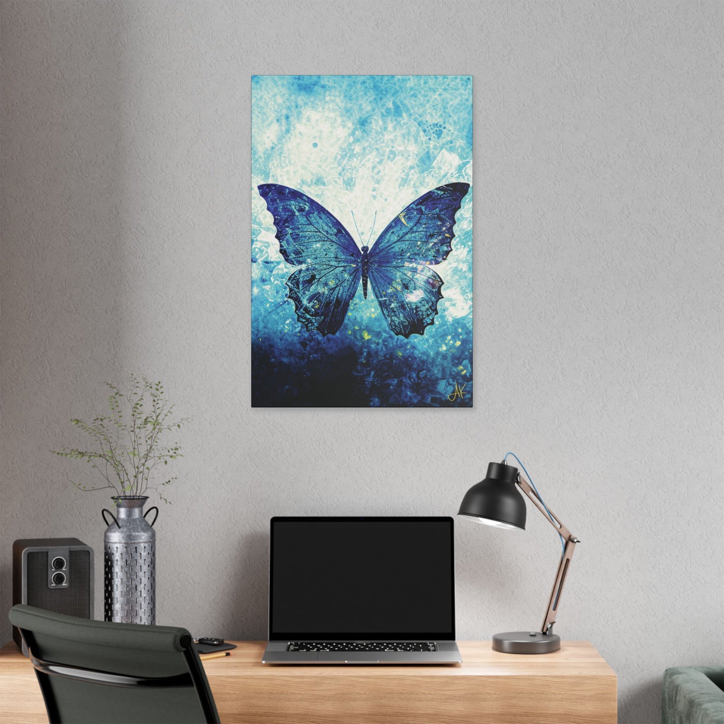 "Reborn" 2 Corinthians 5:17 (KJV), Stretched Classic Canvas Fine Art Print