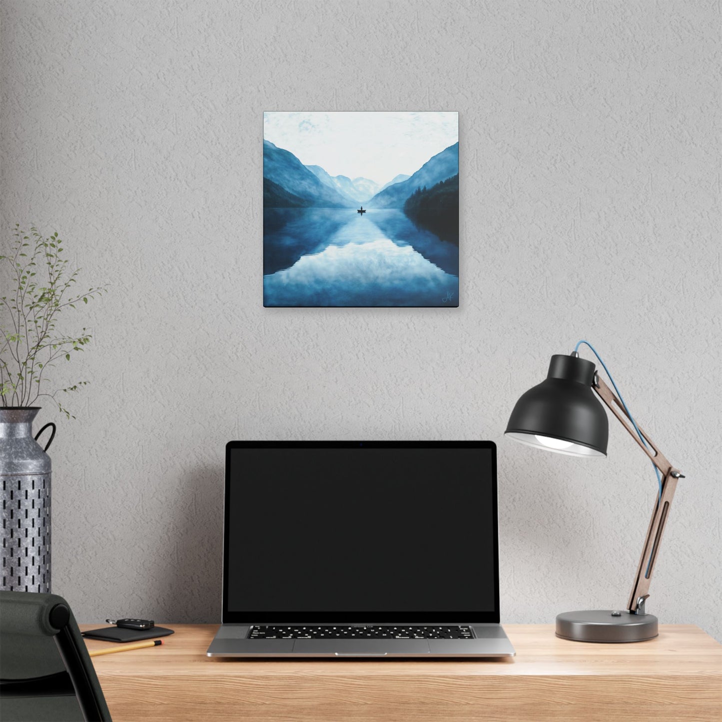 "Connected in Silence - Psalm 46:10", Stretched Classic Canvas Print