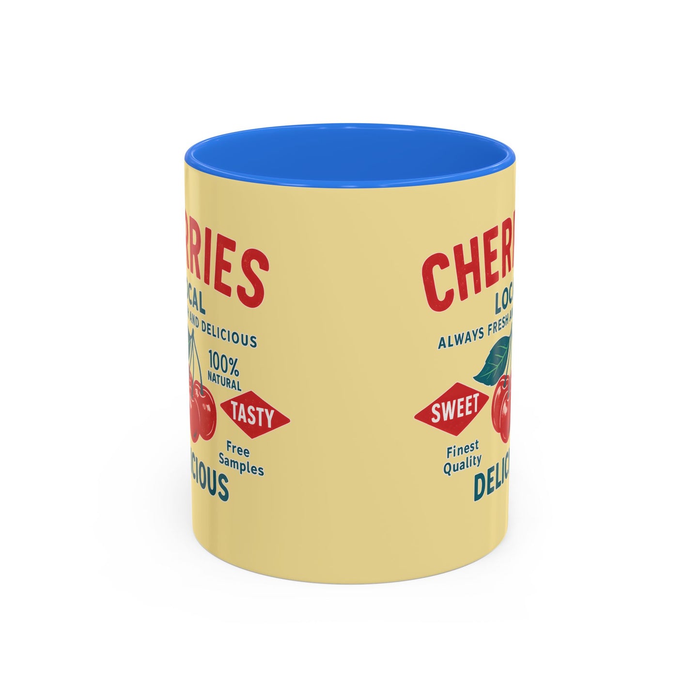 "Delicious Cherries", Colorful Mugs (11oz, 15oz) (Sanctum Veil)