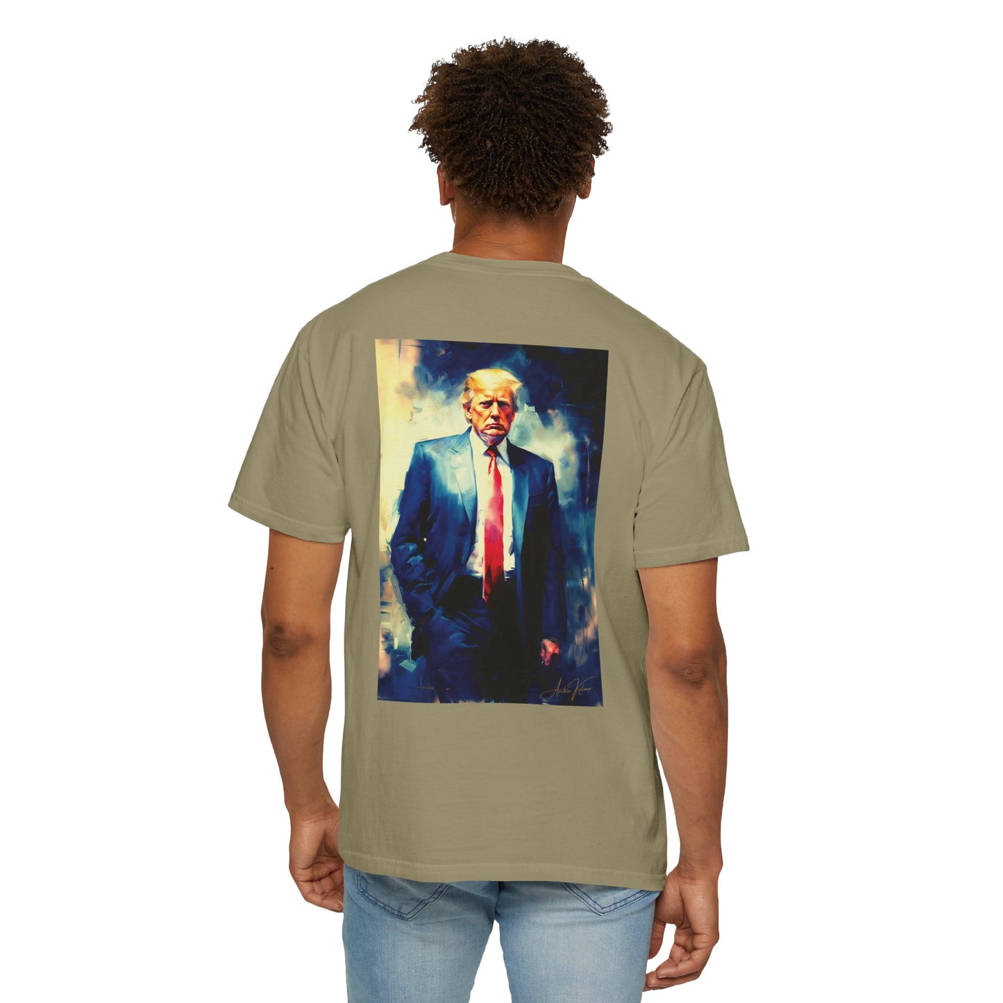 "Trump Portrait No. 6", Unisex T-shirt (Light Colors)