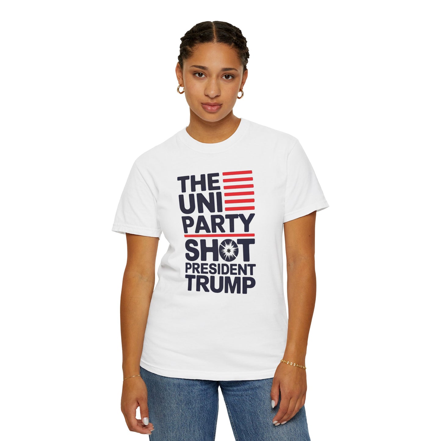 "The Uniparty Shot President Trump" #01, Unisex T-shirt