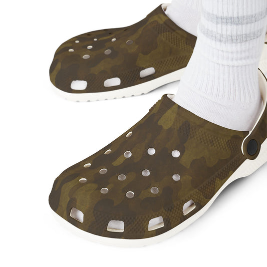 "Swamp Recon Camouflage", Foam Rubber Clogs