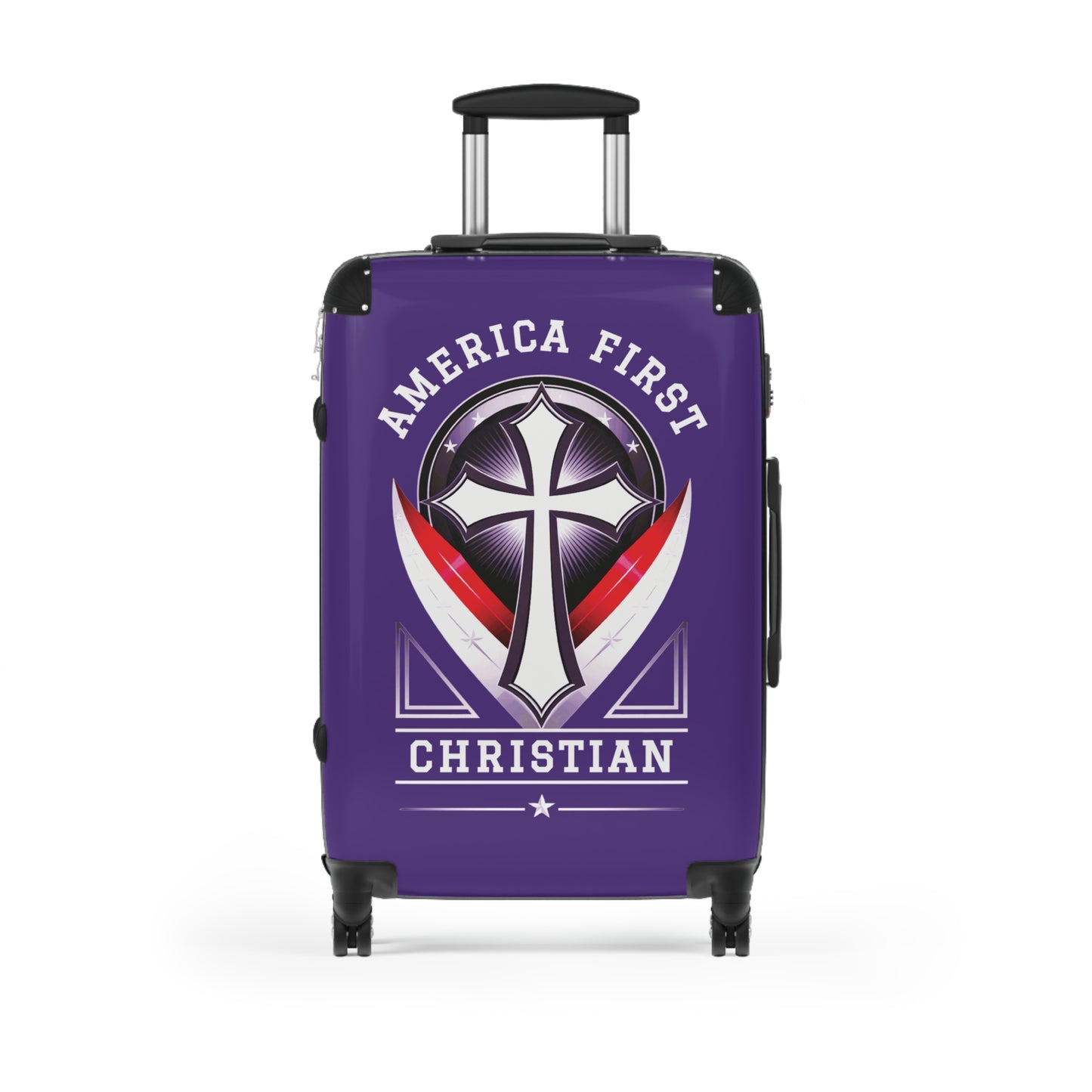 "America First - Christian" #03 Suitcases (Purple)