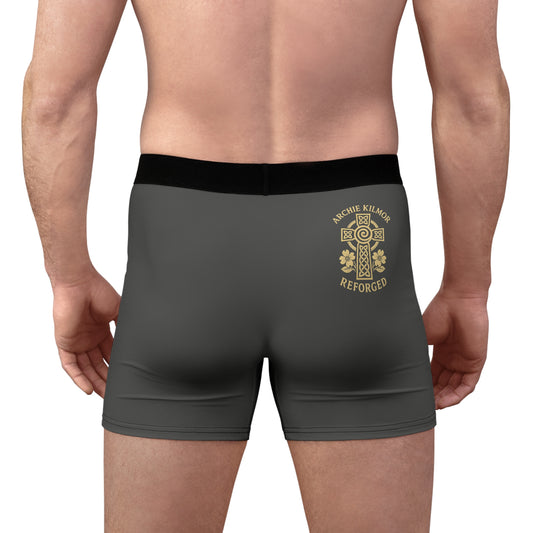 "Archie Kilmor Cross - Reforged" #01, Men's Boxer Briefs (Panzer Grey)