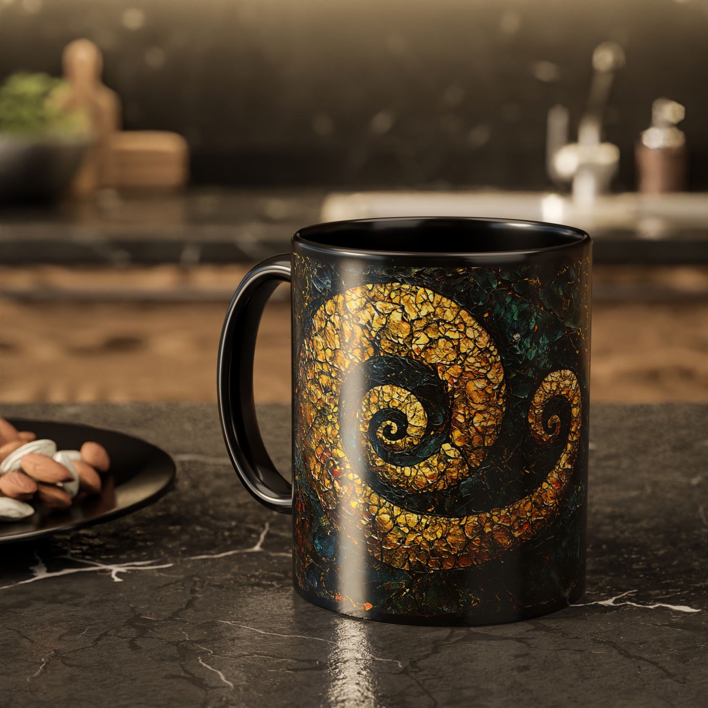 "From Stone to Savior's Light", Colorful Mugs (11oz, 15oz)
