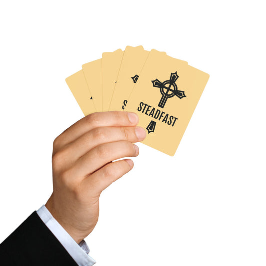 "Steadfast Cross", Christian Playing Cards (Zesty Custard)