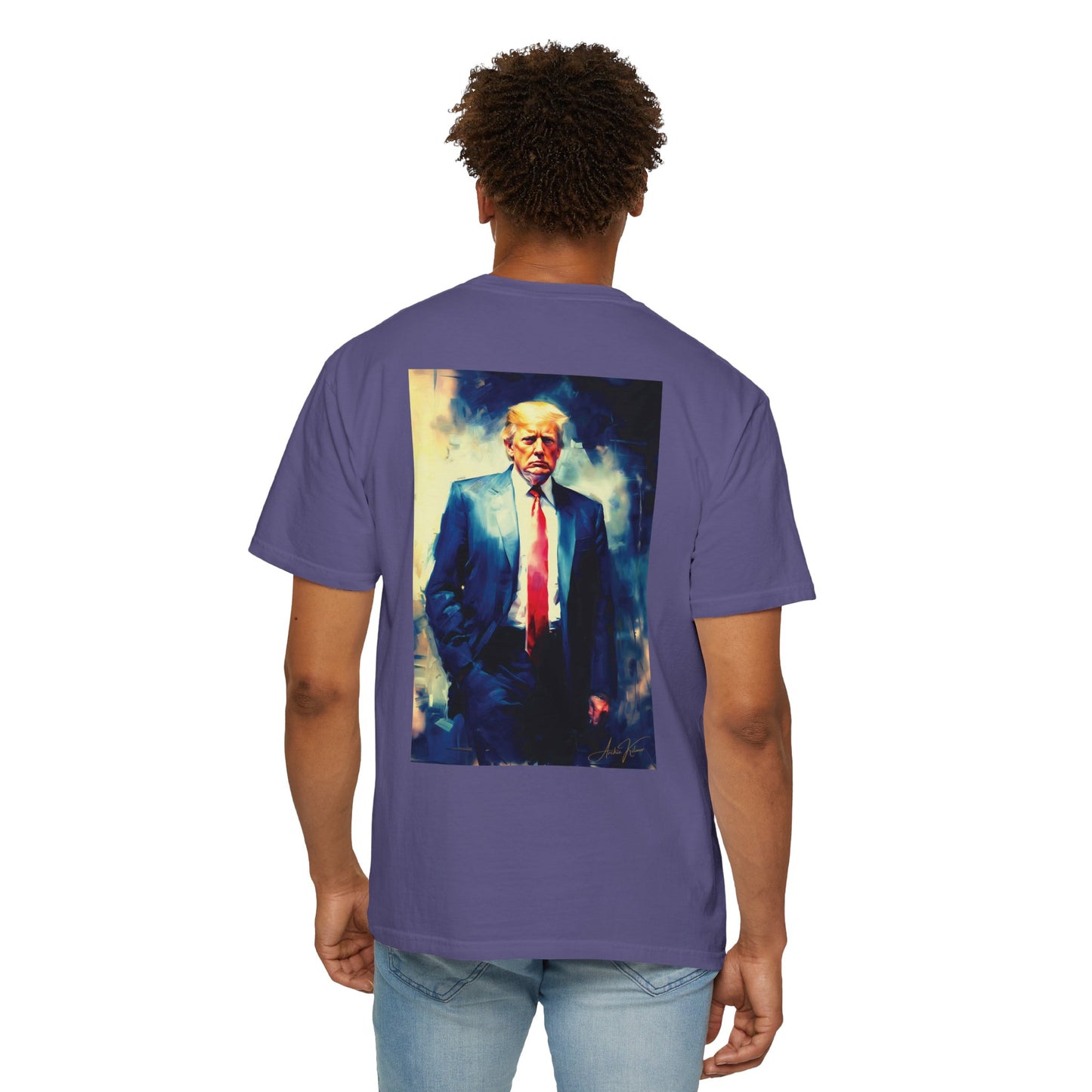"Trump Portrait No. 6", Unisex T-shirt (Dark Colors)