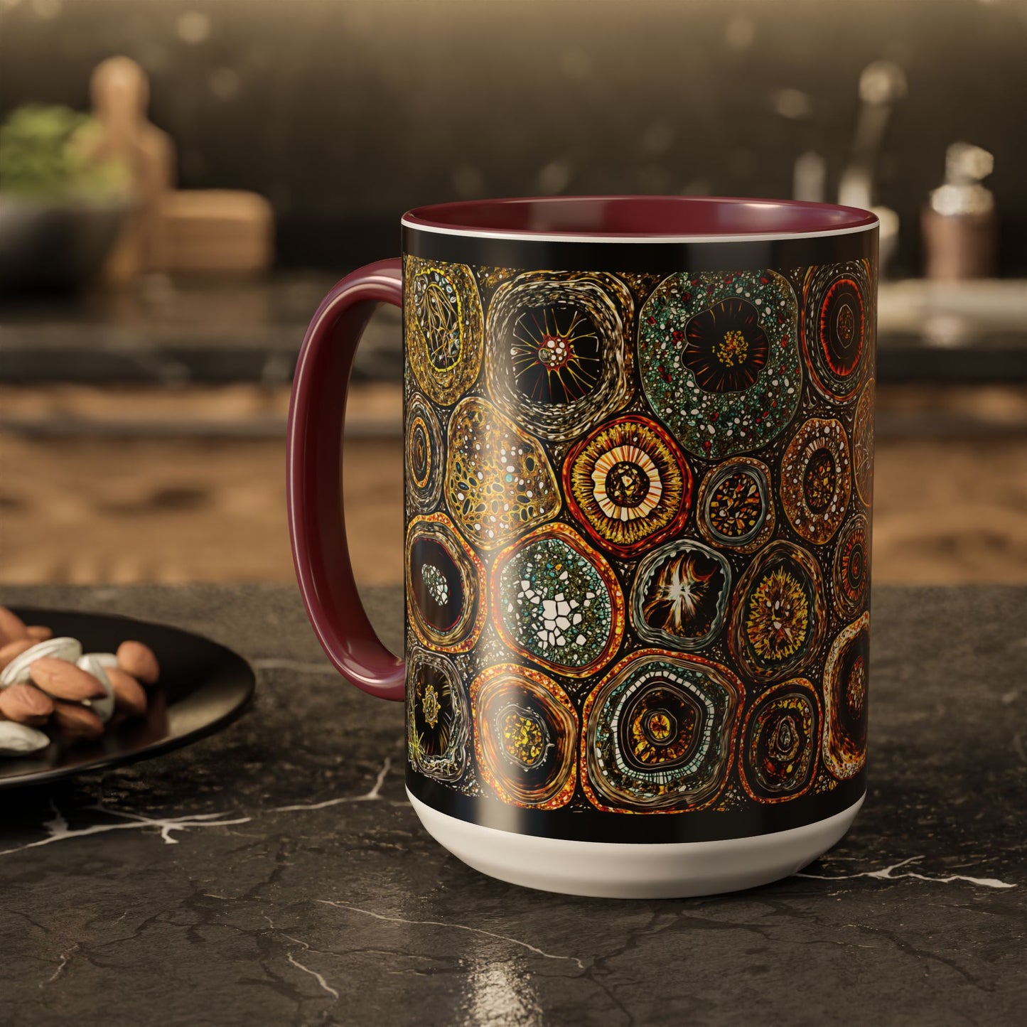 "Every Detail, His Design", Colorful Mugs (11oz, 15oz)