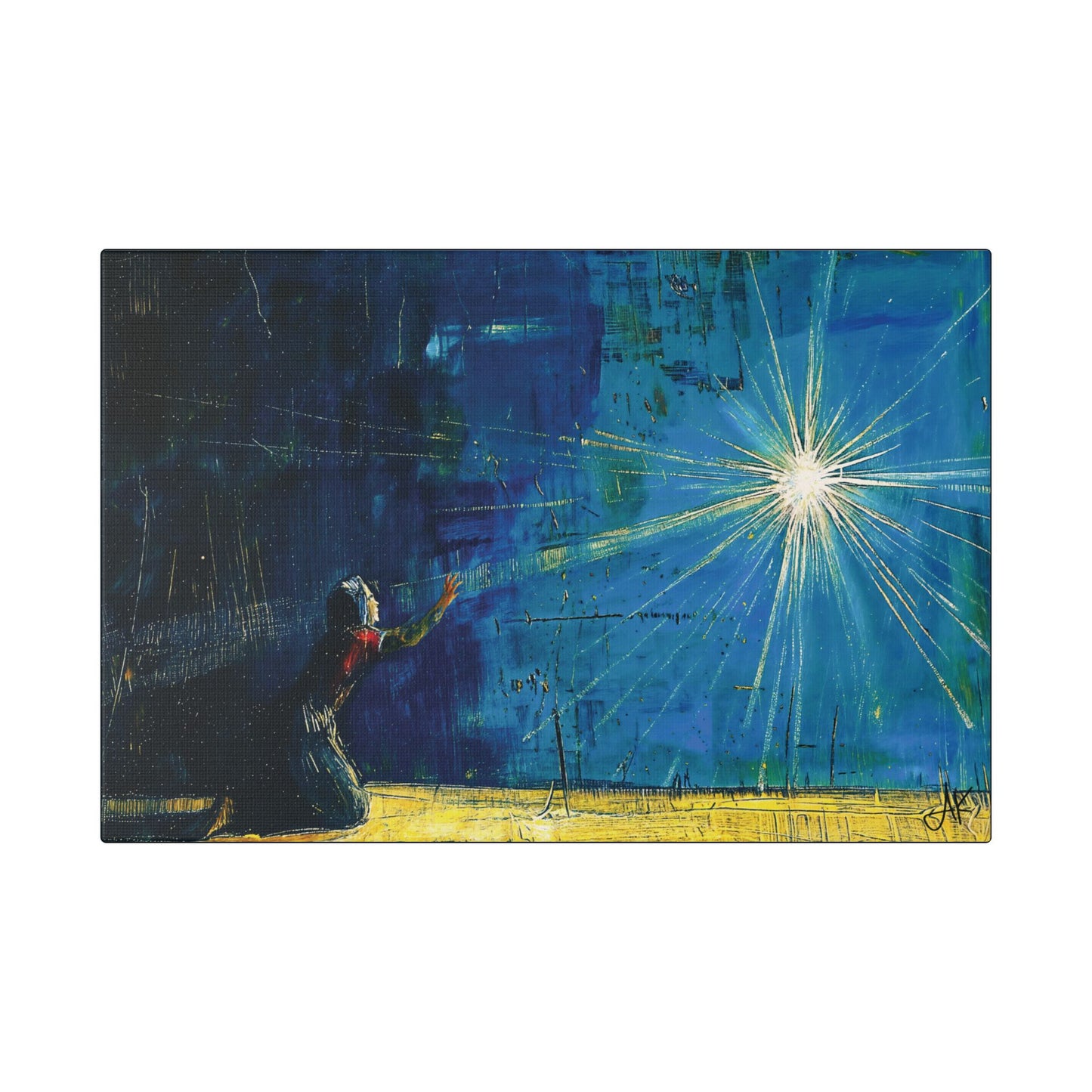 "Miraculous Connection", Stretched Classic Canvas Fine Art Print