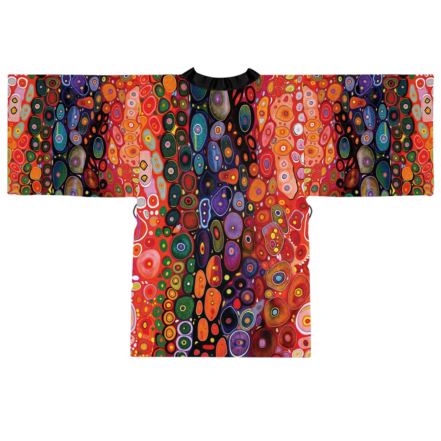 "Butterfly Colors", Long Sleeve Kimono Robe