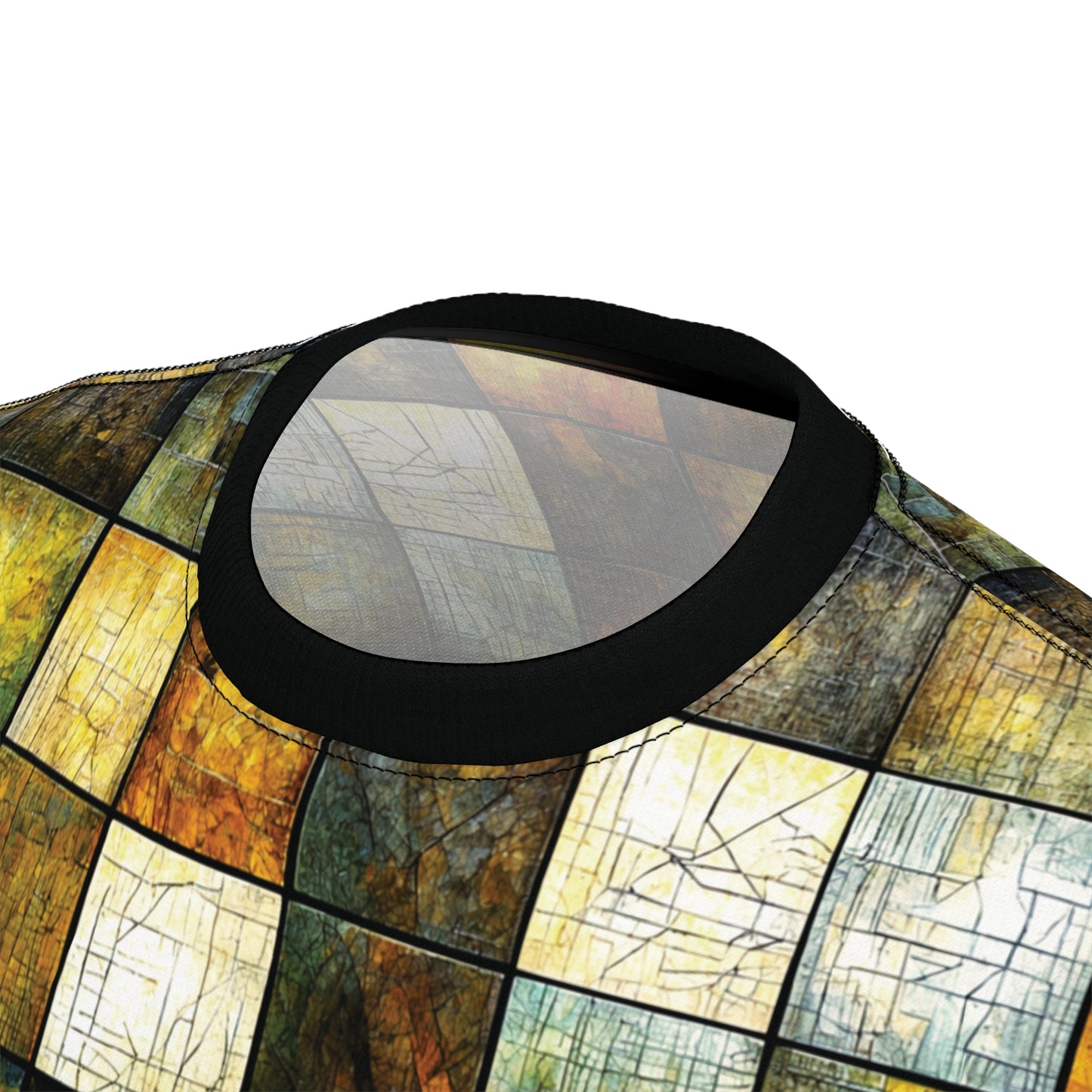 "Wood Block Pattern" #01, Wearable Fine Art Unisex T-Shirt