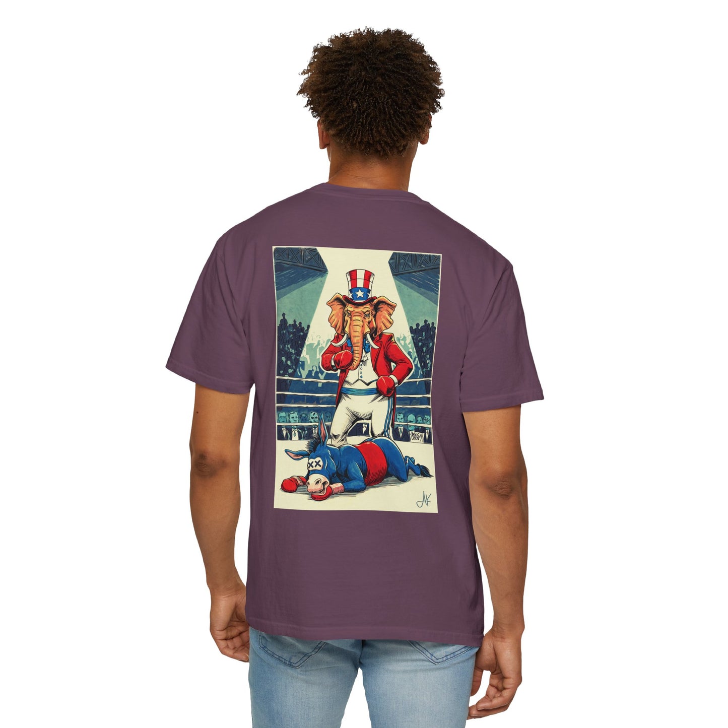 "Brutal Woke Knockout 2024", Unisex T-shirt (Dark Colors)