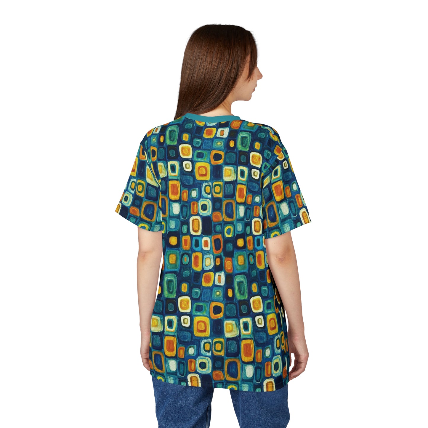 "Soul Mosaic", Unisex Tee (Columba Blue Collar)