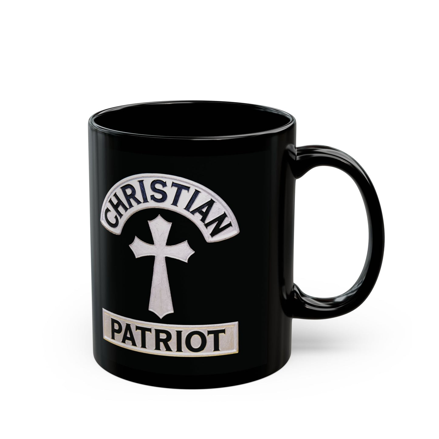 "Christian Patriot" #01, Black Mug (11oz & 15oz)