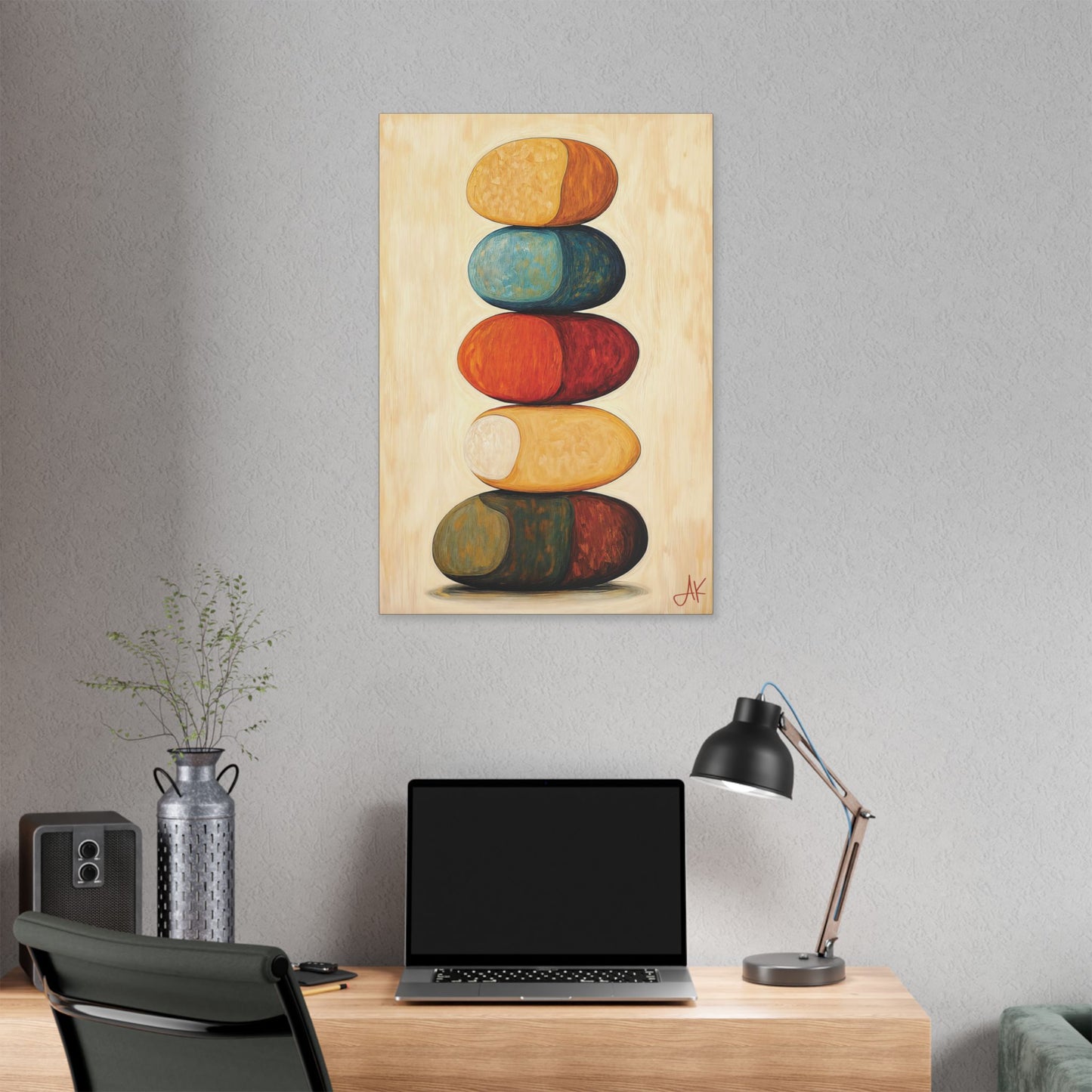 "Sacred Stack" #02, Stretched Classic Canvas Fine Art Print