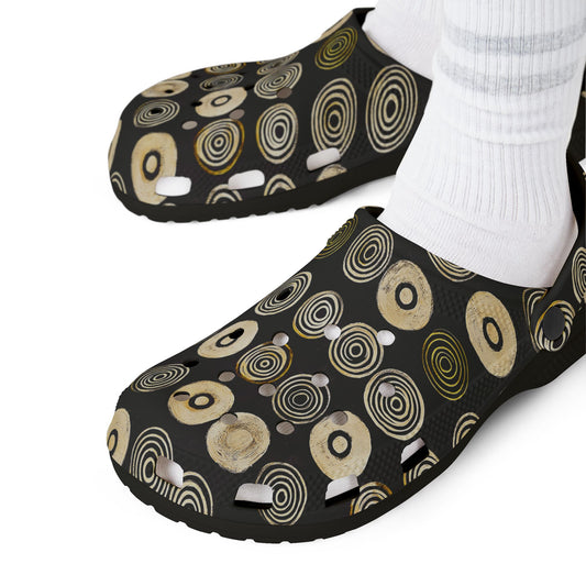 "Punk Polka", Foam Rubber Clogs