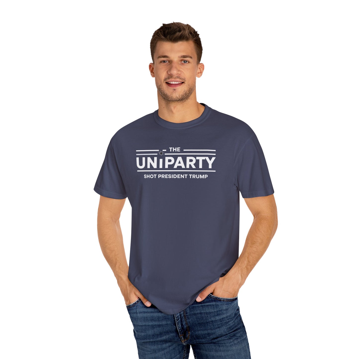"The Uniparty Shot President Trump" #03, Unisex T-shirt