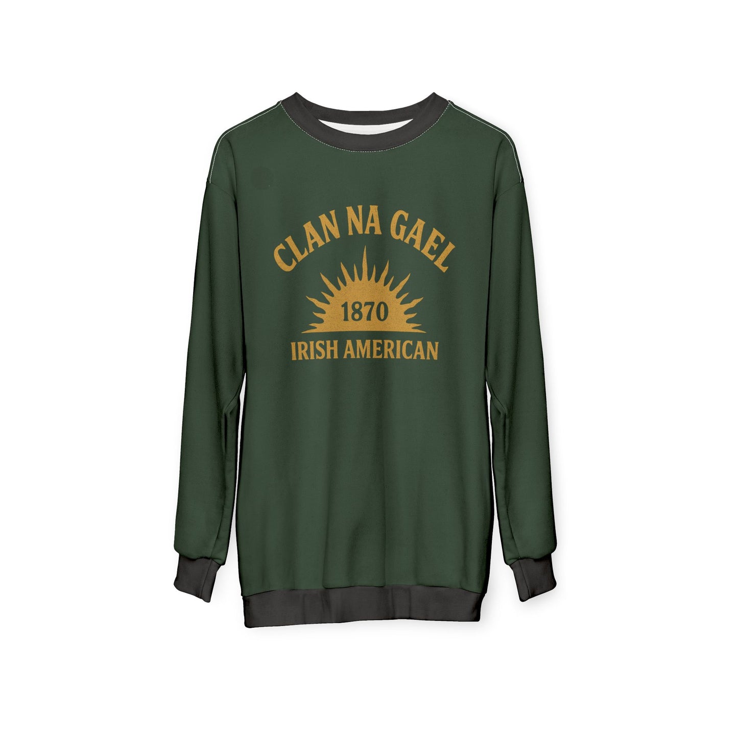 "Clan na Gael - Irish American", Unisex Sweatshirt (Fenian Green)