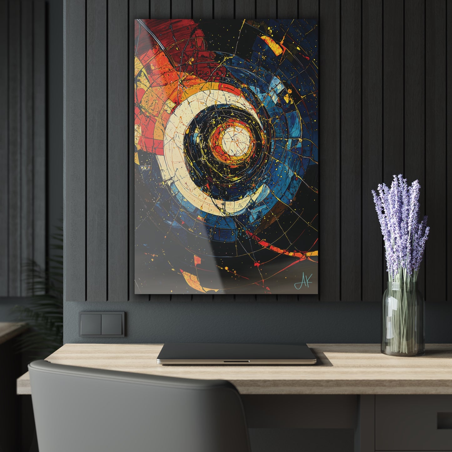 "Shatterdawn Vortex", Fine Art Acrylic Wall Prints (French Cleat Hanging)