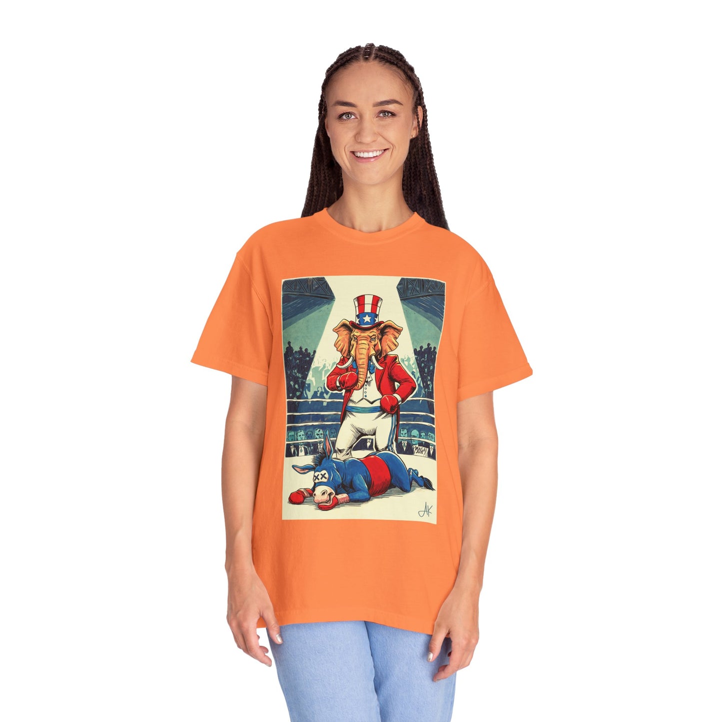 "Brutal Woke Knockout 2024", Unisex T-shirt (Light Colors)