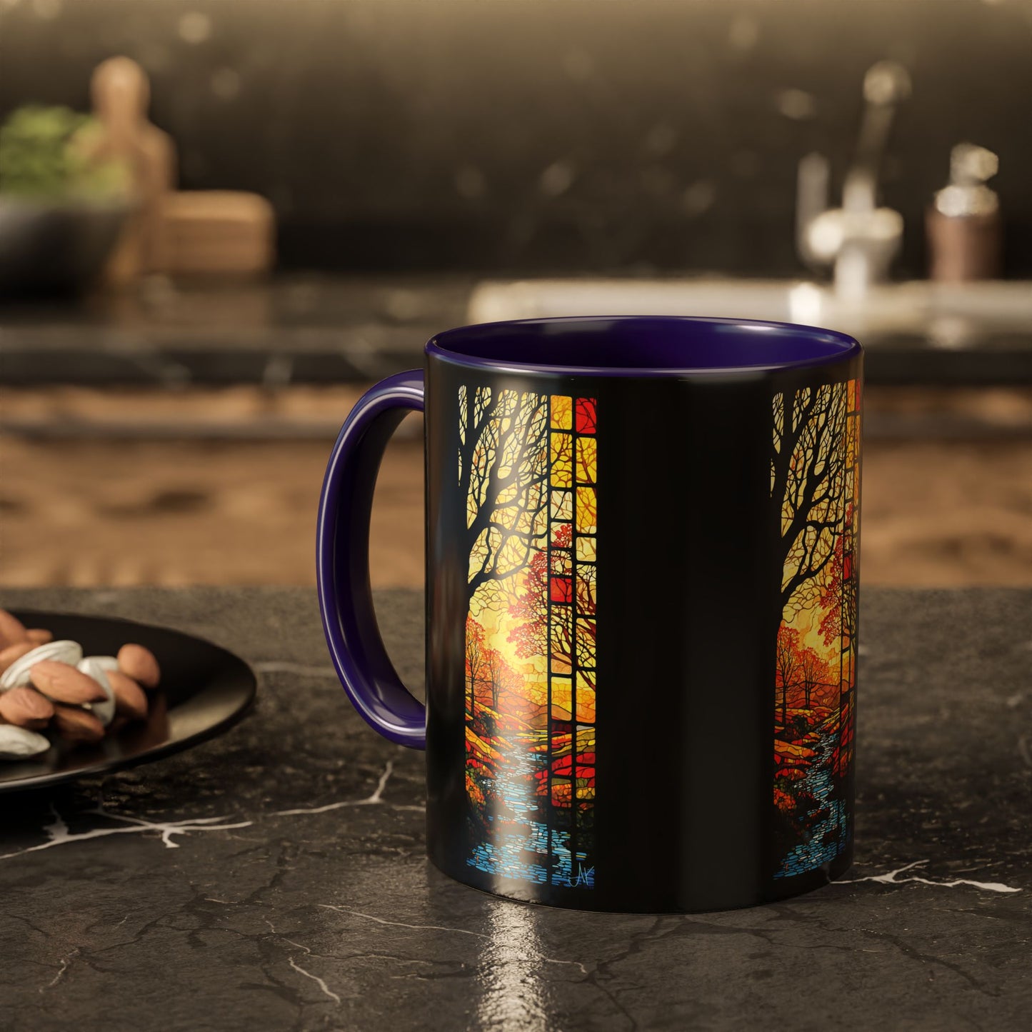 "Realization at 5", Colorful Mugs (11oz, 15oz)