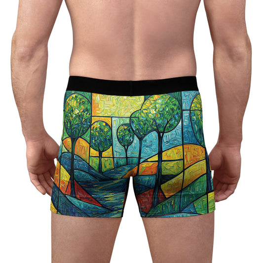 "River Add" #02, Men's Boxer Briefs