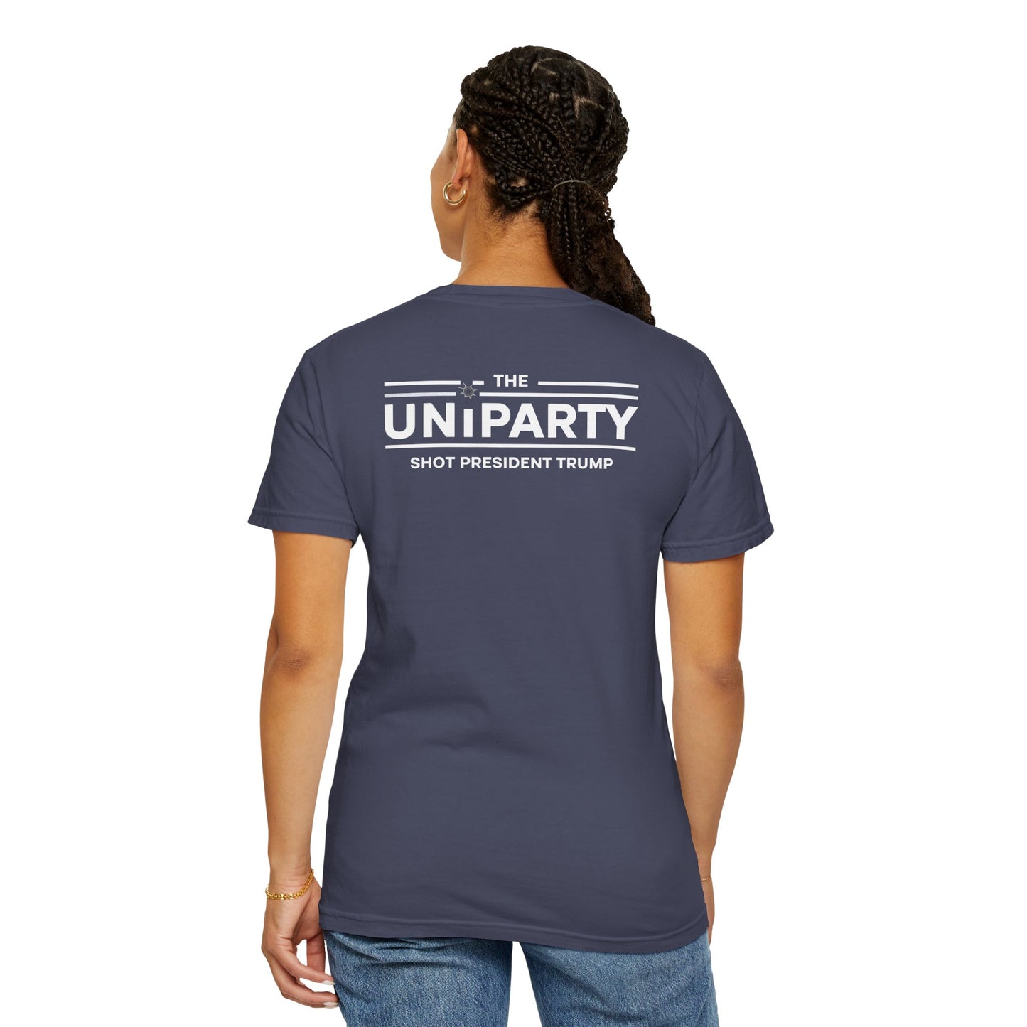 "The Uniparty Shot President Trump" #03, Unisex T-shirt