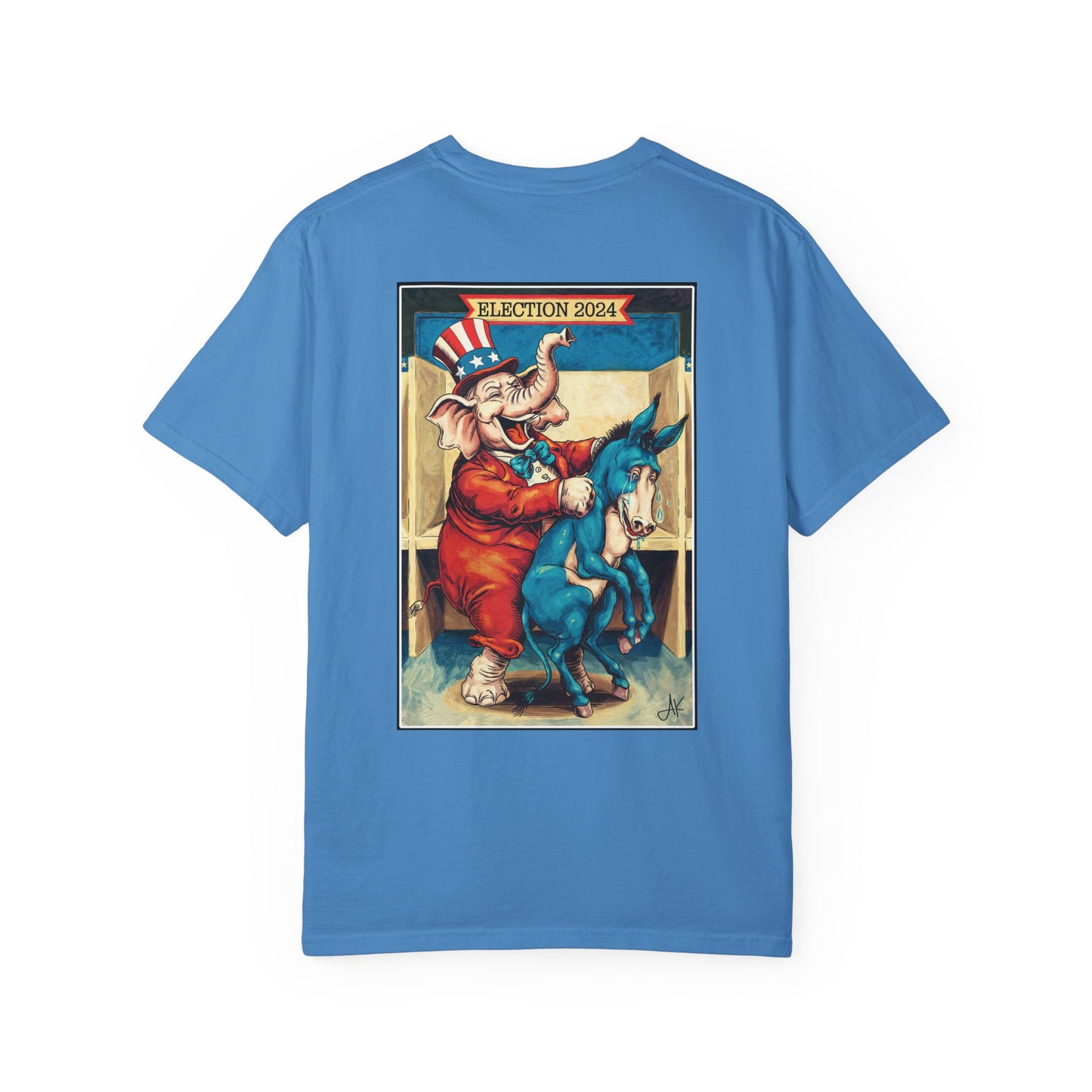 "MAGA Spanked the Donkeys 2024", Unisex T-shirt (Light Colors)