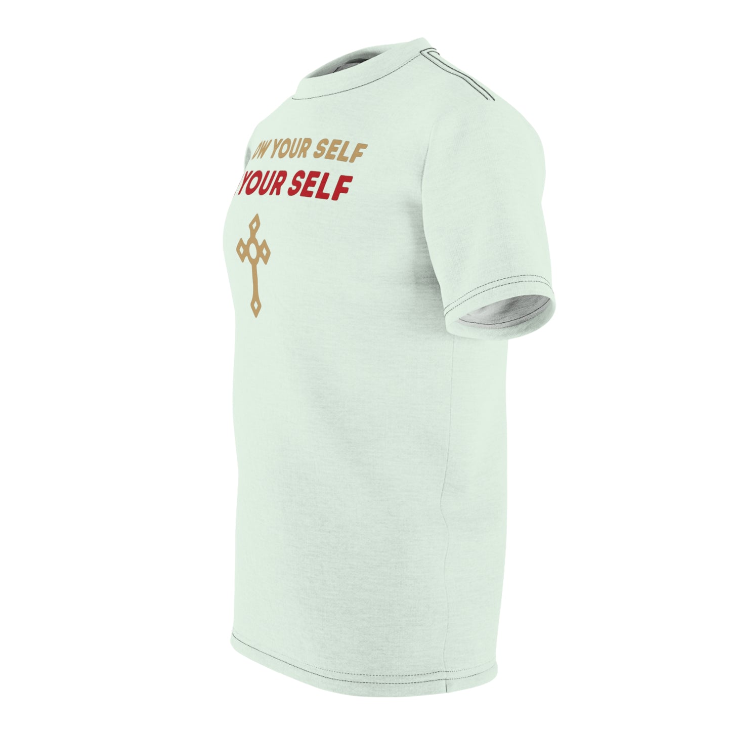 "Know Your Self", Unisex T-shirt (Spring Mint)