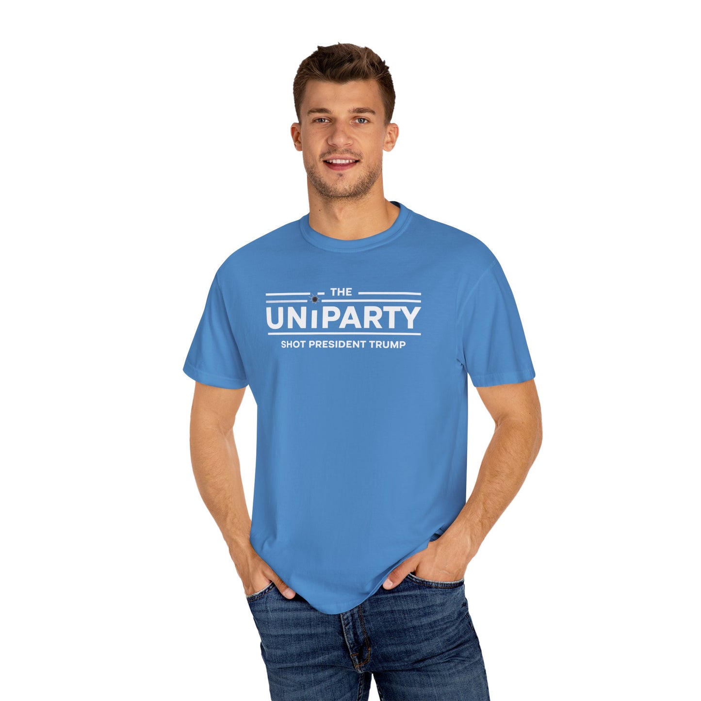 "The Uniparty Shot President Trump" #03, Unisex T-shirt