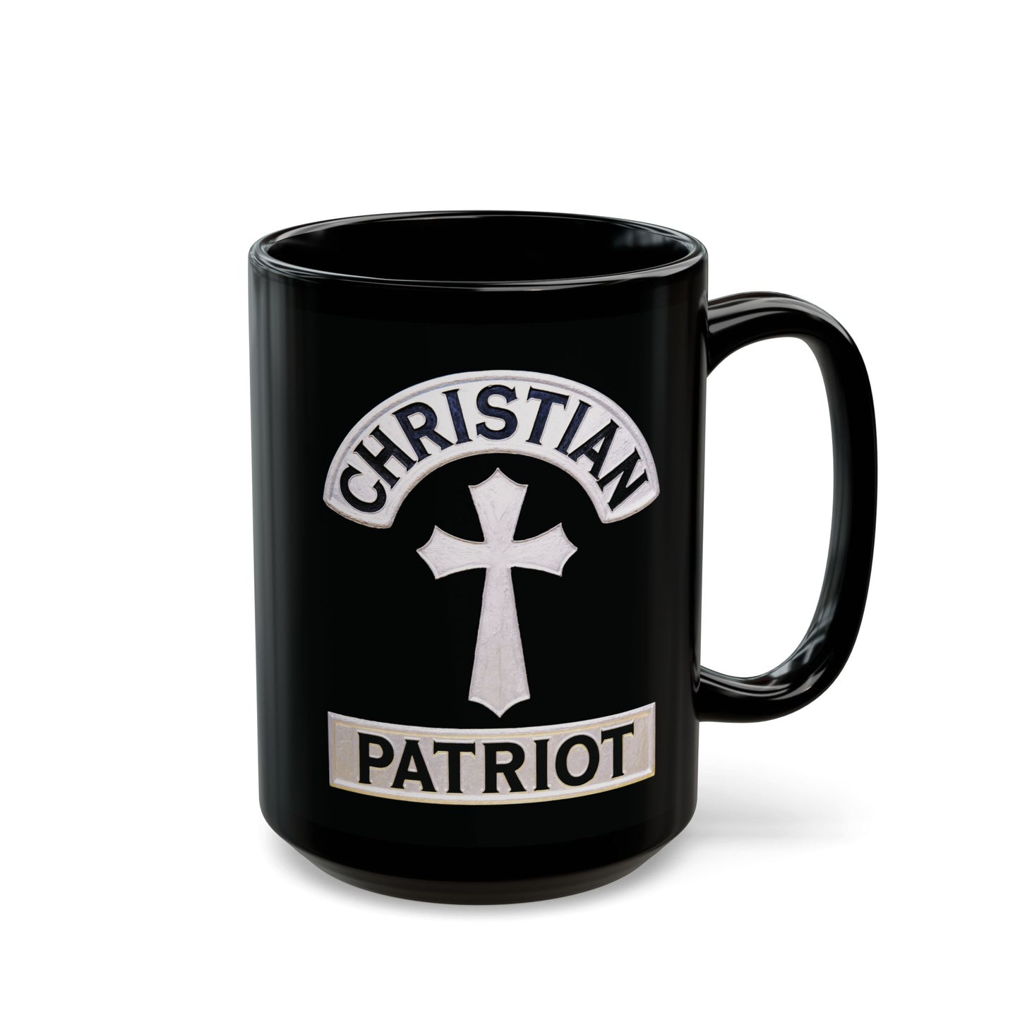 "Christian Patriot" #01, Black Mug (11oz & 15oz)