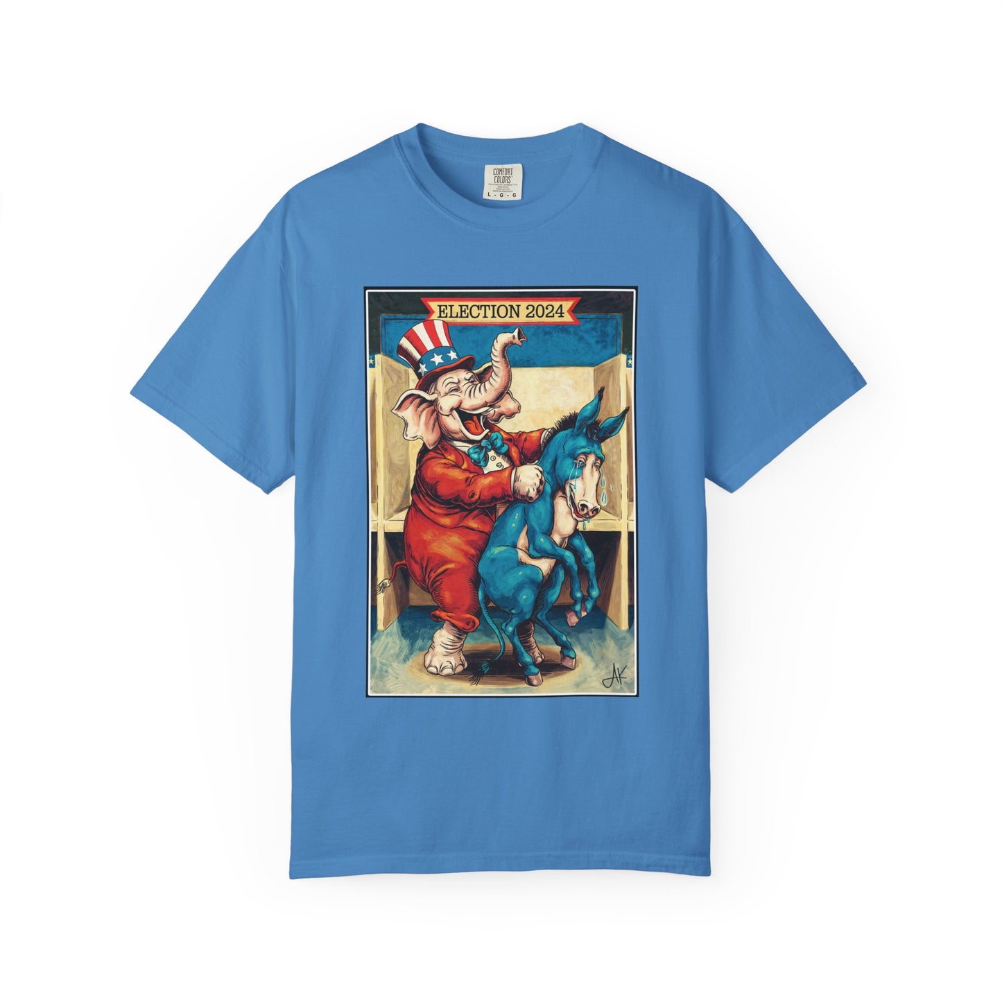 "MAGA Spanked the Donkeys 2024", Unisex T-shirt (Light Colors)