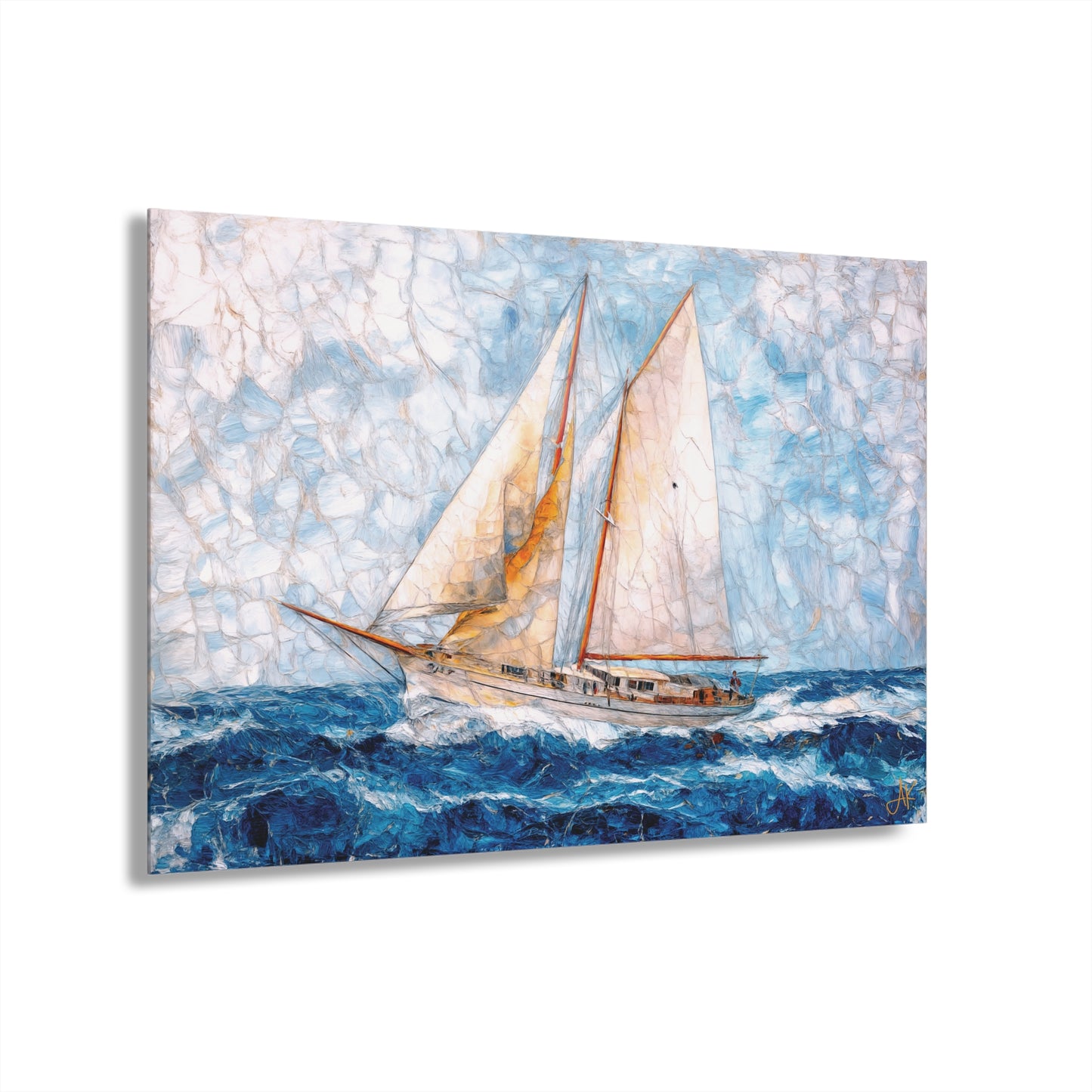 "Echoes of Ancestral Sea Lords", Fine Art Acrylic Wall Prints (French Cleat Hanging)