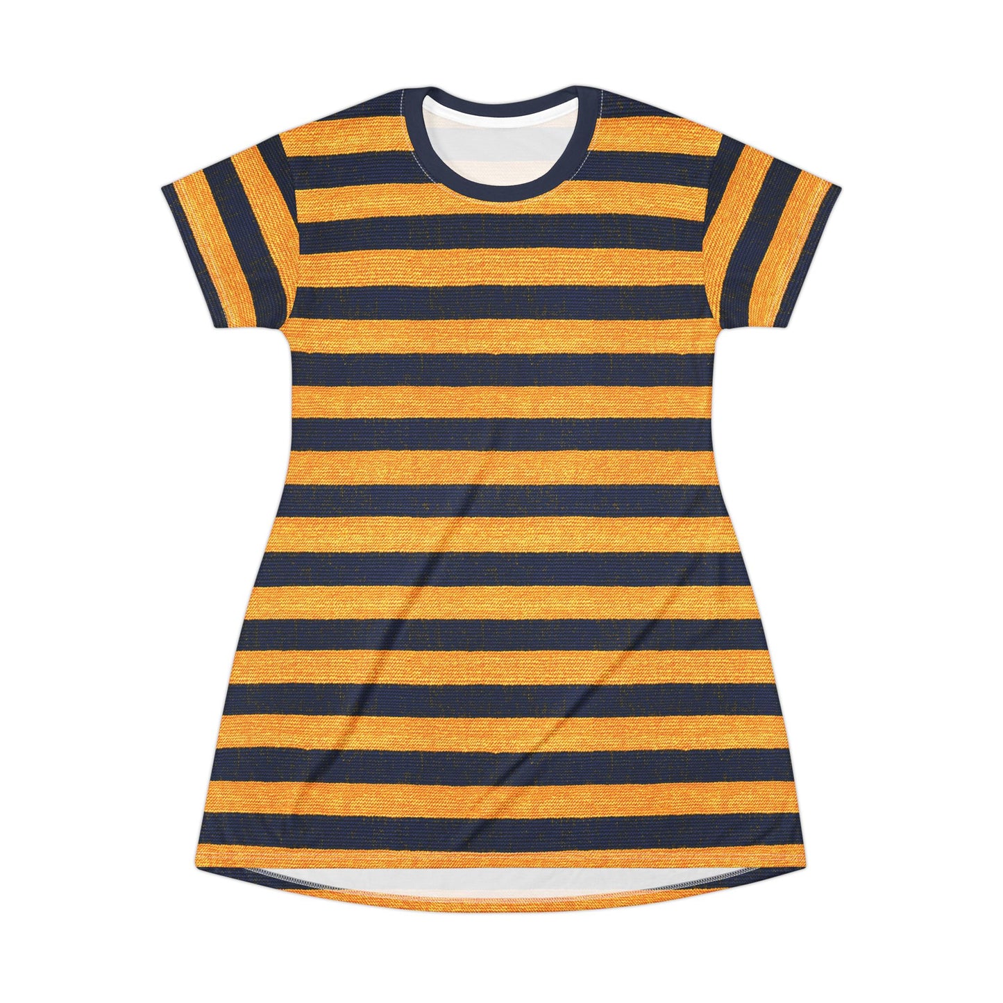 "Golden Ensign", T-Shirt Dress (Ensign Blue Collar)