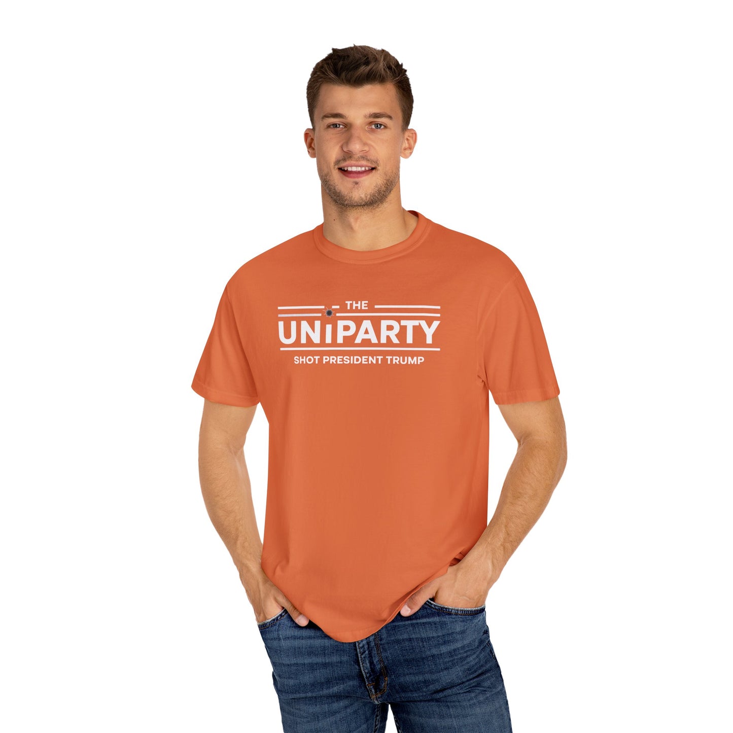"The Uniparty Shot President Trump" #03, Unisex T-shirt