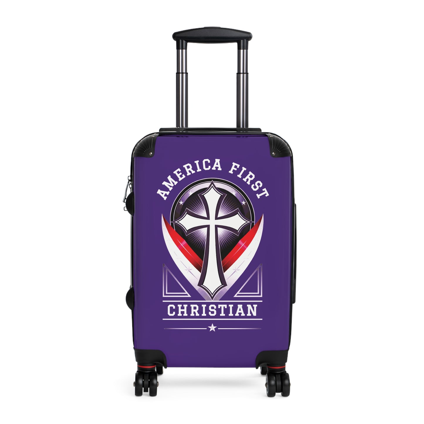 "America First - Christian" #03 Suitcases (Purple)