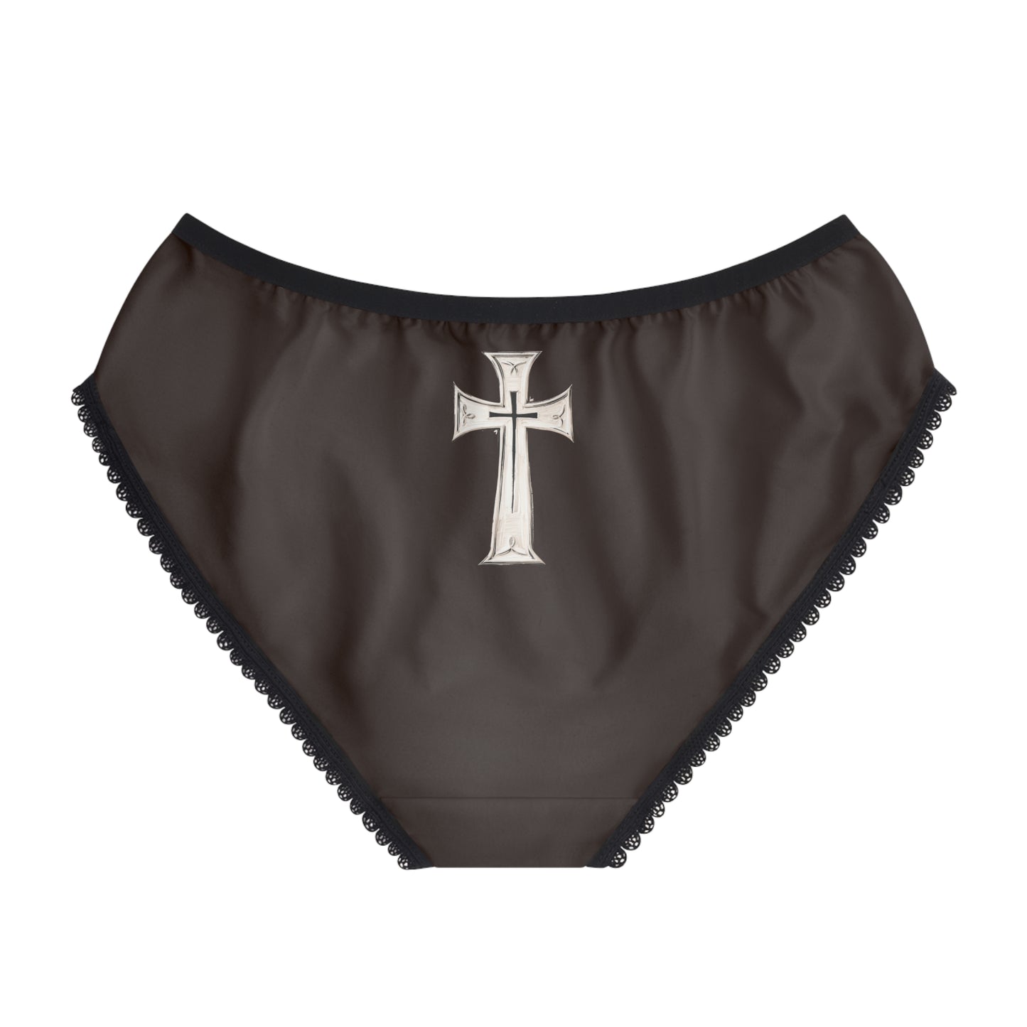 "First Darkness Then Comes Light" #02, Women's Briefs (Rich Soil Brown)