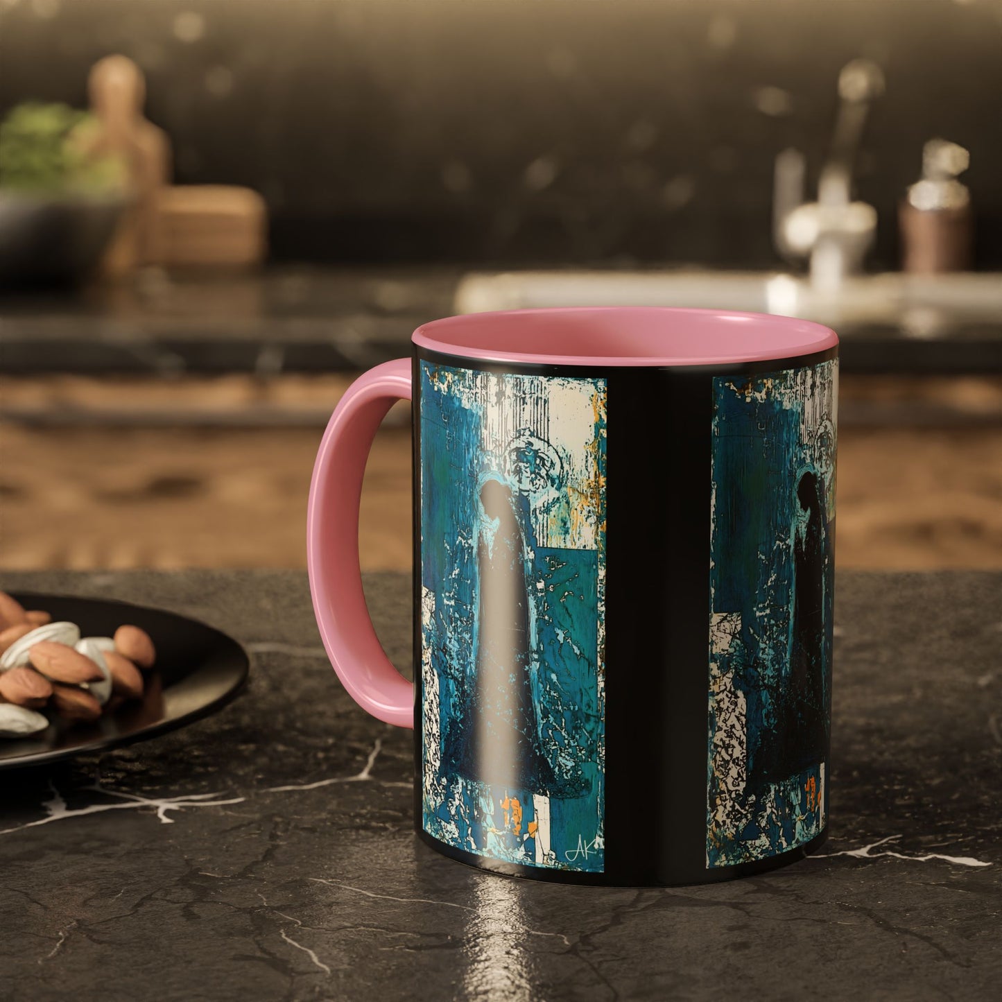 "Behold the Handmaid - Luke 1:38", Colorful Mugs (11oz, 15oz)