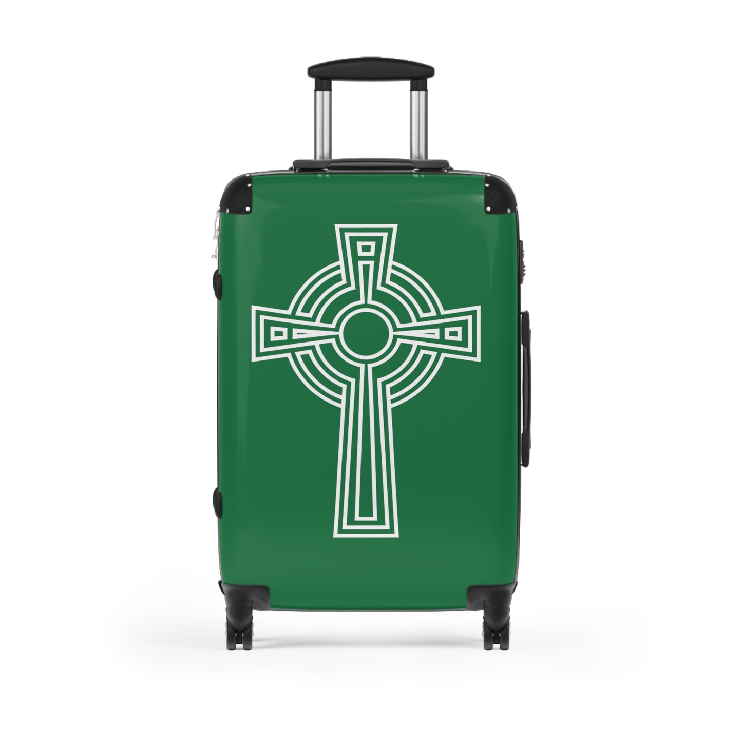 "A Simple High Cross", Suitcases (Dark Green)