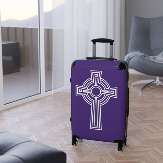 "A Simple High Cross", Suitcases (Purple)