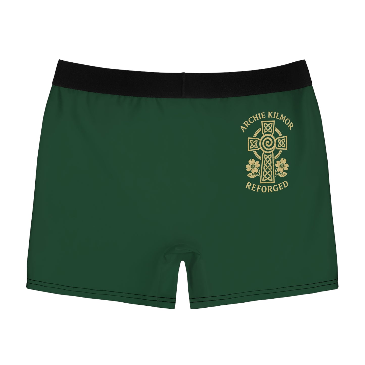 "Archie Kilmor Cross - Reforged" #01, Men's Boxer Briefs (Evergreen)