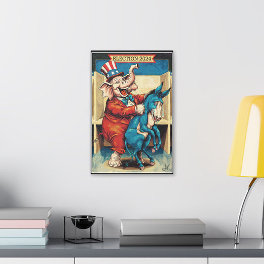 "MAGA Spanked the Donkeys 2024", Stretched Classic Canvas Print