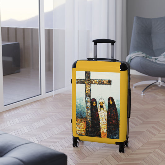 "At-the-Foot of the Cross - John 19:25", Suitcases (Yellow)