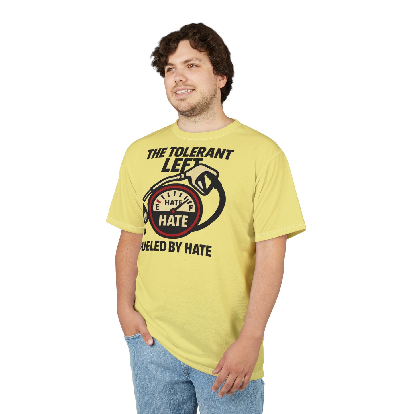 "The Tolerant Left", Unisex T-shirt (The First Daffodil)