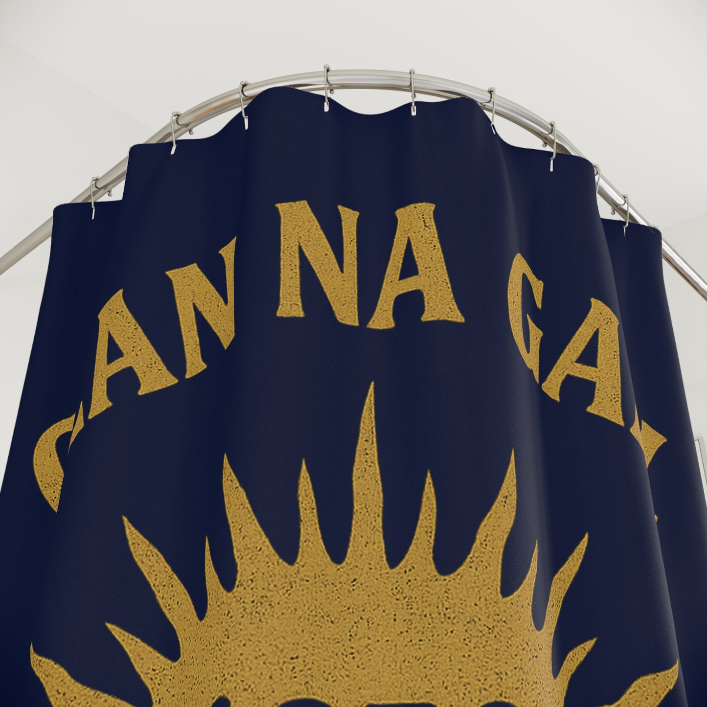 "Clan na Gael - Irish American", Shower Curtains (Mariana Blue)