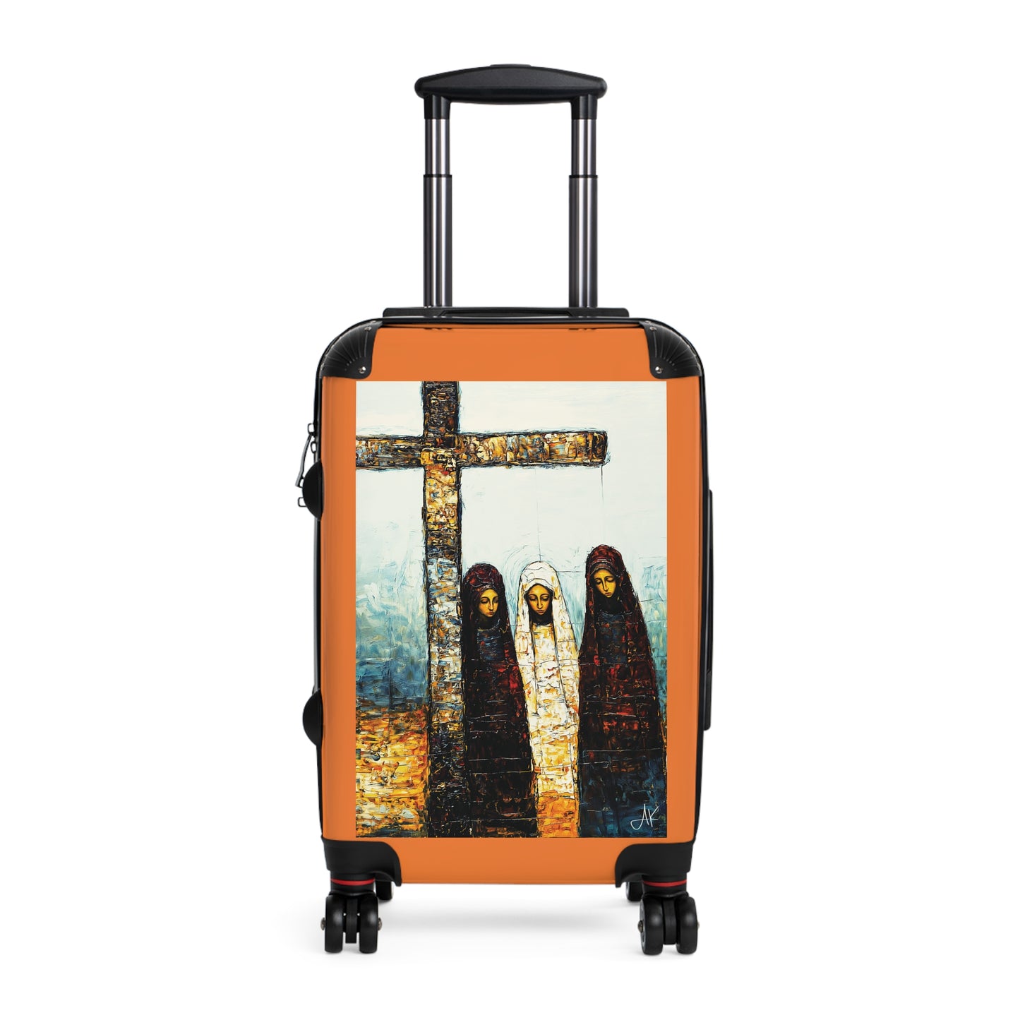 "At-the-Foot of the Cross - John 19:25", Suitcases (Light Orange)