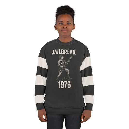"Jailbreak 1976", Unisex Sweatshirt (Void Black)