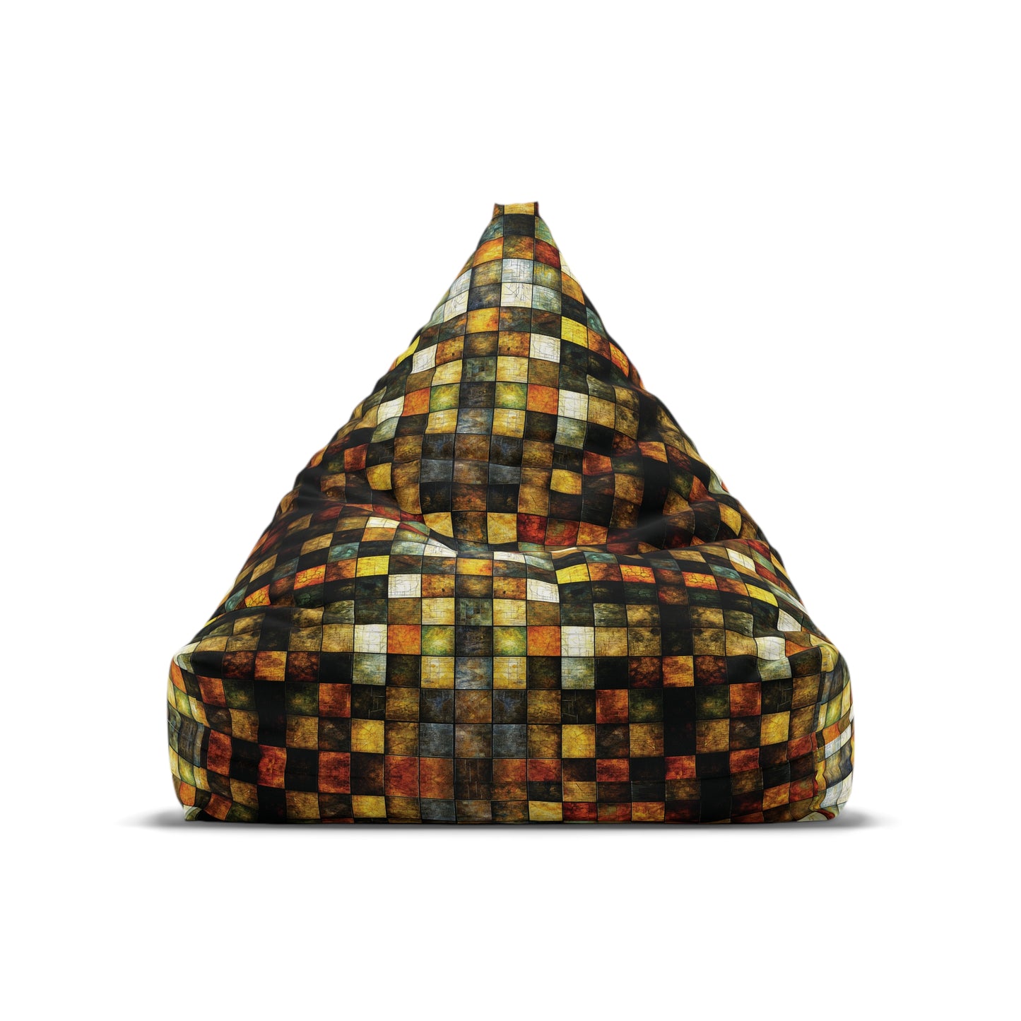 "Wood Block Pattern" #01, Bean Bag Chair Cover